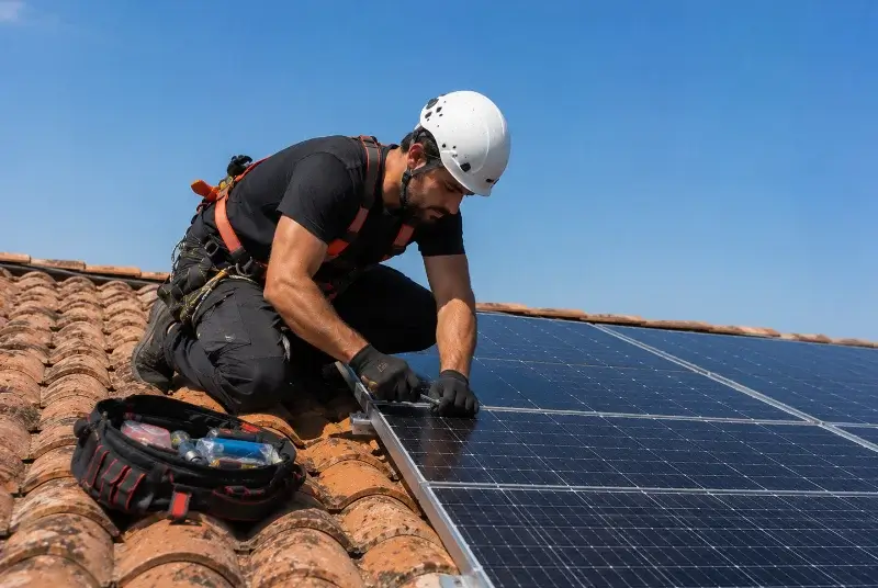 Maintenance et monitoring de panneaux solaires à Moragne