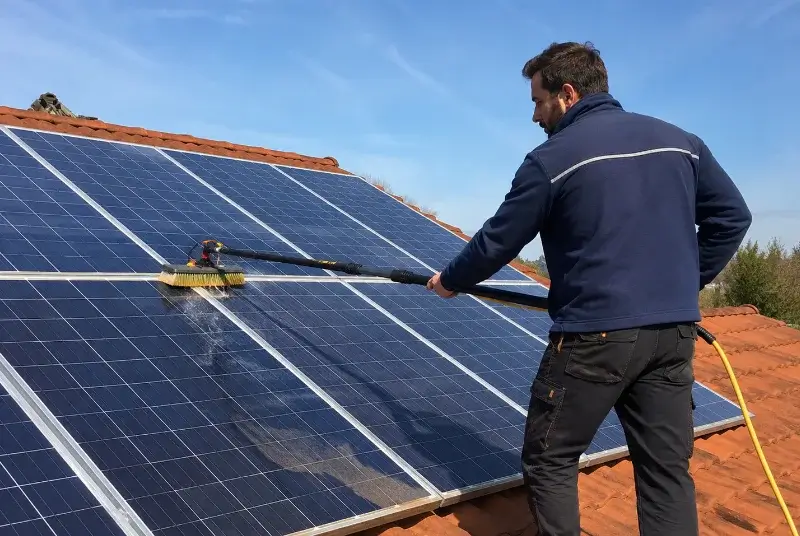 Nettoyage et entretien de panneaux solaires à Moragne
